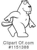 Beaver Clipart #1151388 by Cory Thoman