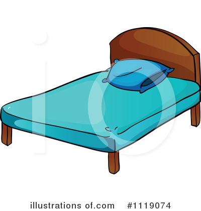 Bed Clipart #1119074 - Illustration by Graphics RF