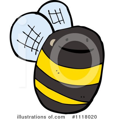 Bee Clipart #1118020 by lineartestpilot