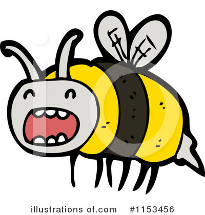Bee Clipart #1153456 by lineartestpilot