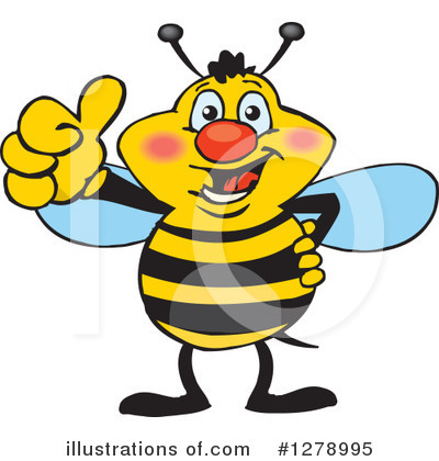 Bee Clipart #1278995 by Dennis Holmes Designs