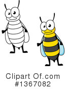 Bee Clipart #1367082 by Vector Tradition SM