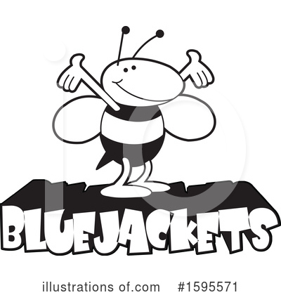 Bee Clipart #1595571 by Johnny Sajem