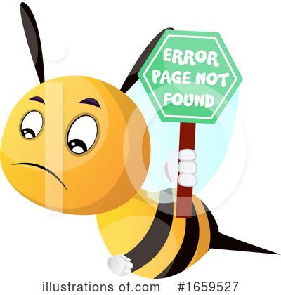 Royalty-Free (RF) Bee Clipart Illustration by Morphart Creations - Stock Sample #1659527