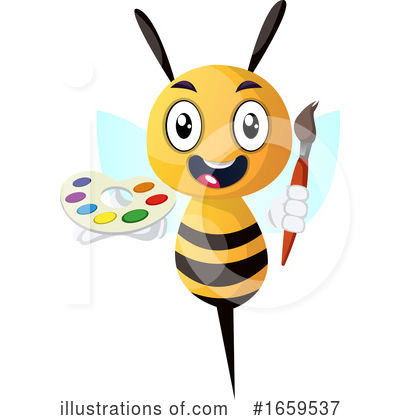 Royalty-Free (RF) Bee Clipart Illustration by Morphart Creations - Stock Sample #1659537