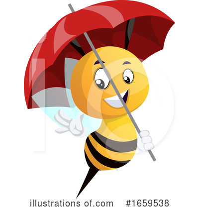 Royalty-Free (RF) Bee Clipart Illustration by Morphart Creations - Stock Sample #1659538