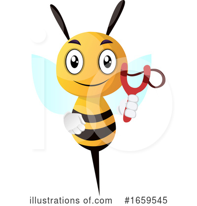 Royalty-Free (RF) Bee Clipart Illustration by Morphart Creations - Stock Sample #1659545