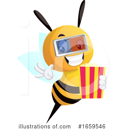 Royalty-Free (RF) Bee Clipart Illustration by Morphart Creations - Stock Sample #1659546