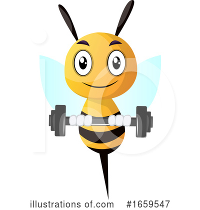 Royalty-Free (RF) Bee Clipart Illustration by Morphart Creations - Stock Sample #1659547