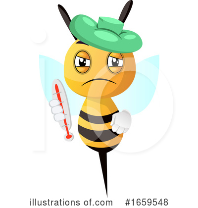 Royalty-Free (RF) Bee Clipart Illustration by Morphart Creations - Stock Sample #1659548