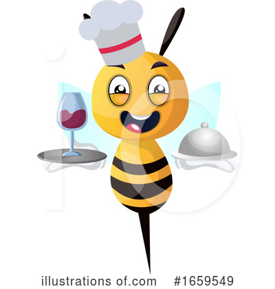 Royalty-Free (RF) Bee Clipart Illustration by Morphart Creations - Stock Sample #1659549