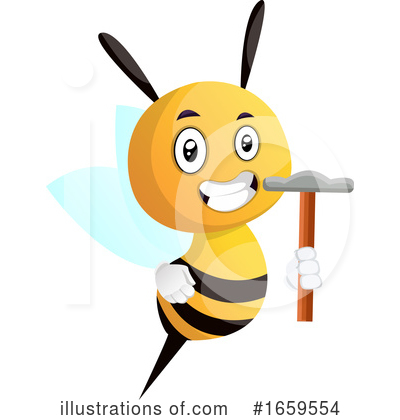 Royalty-Free (RF) Bee Clipart Illustration by Morphart Creations - Stock Sample #1659554