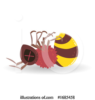 Royalty-Free (RF) Bee Clipart Illustration by BNP Design Studio - Stock Sample #1685458