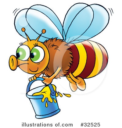 Bees Clipart #32525 by Alex Bannykh