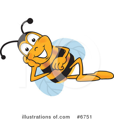 Bee Clipart #6751 by Mascot Junction