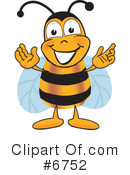 Bee Clipart #6752 by Mascot Junction