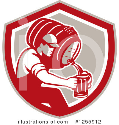 Royalty-Free (RF) Beer Clipart Illustration by patrimonio - Stock Sample #1255912