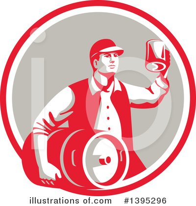 Royalty-Free (RF) Beer Clipart Illustration by patrimonio - Stock Sample #1395296