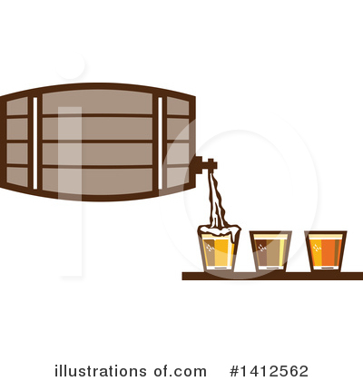 Beer Keg Clipart #1412562 by patrimonio