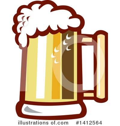 Royalty-Free (RF) Beer Clipart Illustration by patrimonio - Stock Sample #1412564