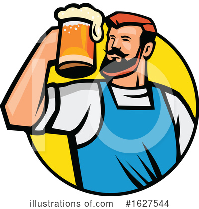 Royalty-Free (RF) Beer Clipart Illustration by patrimonio - Stock Sample #1627544