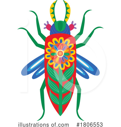 Royalty-Free (RF) Beetle Clipart Illustration by Vector Tradition SM - Stock Sample #1806553