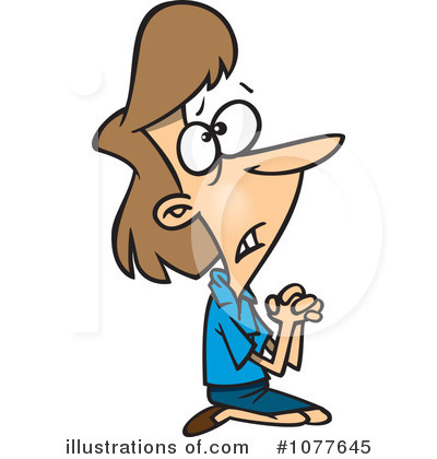 Begging Clipart #1077645 - Illustration by toonaday