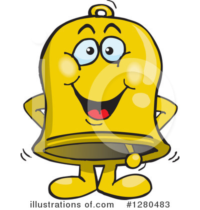 Royalty-Free (RF) Bell Clipart Illustration by Dennis Holmes Designs - Stock Sample #1280483