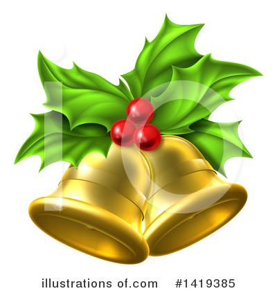 Christmas Bells Clipart #1419385 by AtStockIllustration