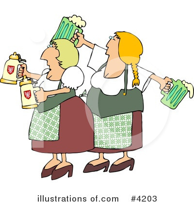 Royalty-Free (RF) Beverage Clipart Illustration by djart - Stock Sample #4203