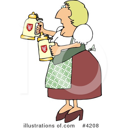 Royalty-Free (RF) Beverage Clipart Illustration by djart - Stock Sample #4208