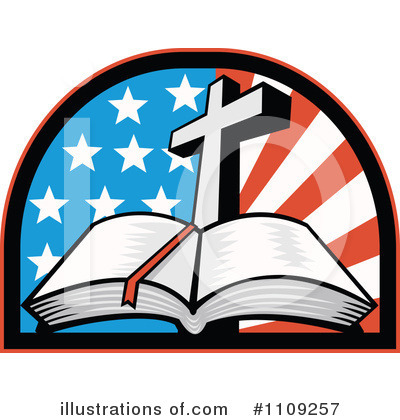 American Flag Clipart #1109257 by patrimonio