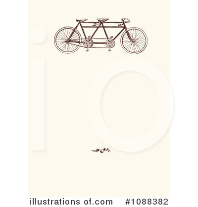 Tandem Bike Clipart #1088382 by BestVector