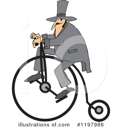 Royalty-Free (RF) Bicycle Clipart Illustration by djart - Stock Sample #1197986