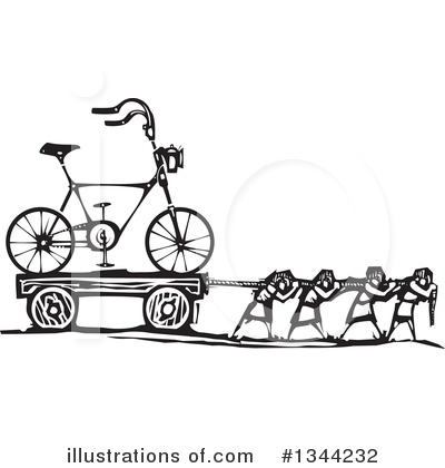 Royalty-Free (RF) Bicycle Clipart Illustration by xunantunich - Stock Sample #1344232