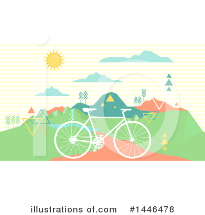 Royalty-Free (RF) Bicycle Clipart Illustration by BNP Design Studio - Stock Sample #1446478