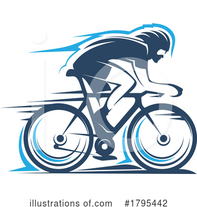 Royalty-Free (RF) Bicycle Clipart Illustration by Vector Tradition SM - Stock Sample #1795442