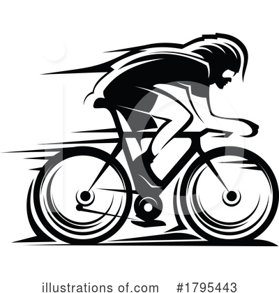 Royalty-Free (RF) Bicycle Clipart Illustration by Vector Tradition SM - Stock Sample #1795443