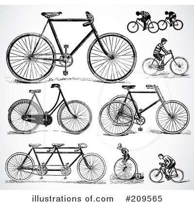Tandem Bike Clipart #209565 by BestVector