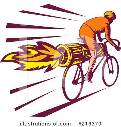 Cyclist Clipart #216379 by patrimonio