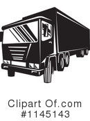 Big Rig Clipart #1145143 by patrimonio