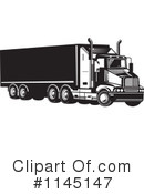 Big Rig Clipart #1145147 by patrimonio