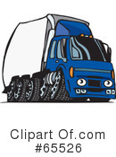 Big Rig Clipart #65526 by Dennis Holmes Designs