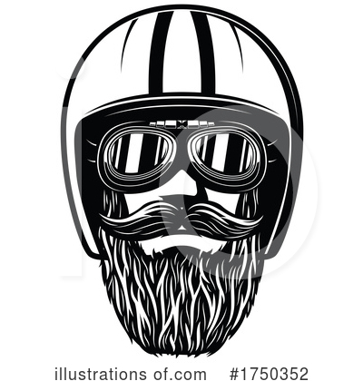 Royalty-Free (RF) Biker Clipart Illustration by Vector Tradition SM - Stock Sample #1750352