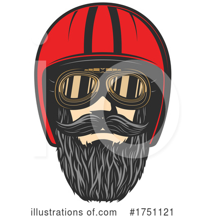 Biker Clipart #1751121 by Vector Tradition SM