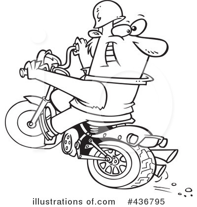 Biker Dude Clipart #436795 by toonaday