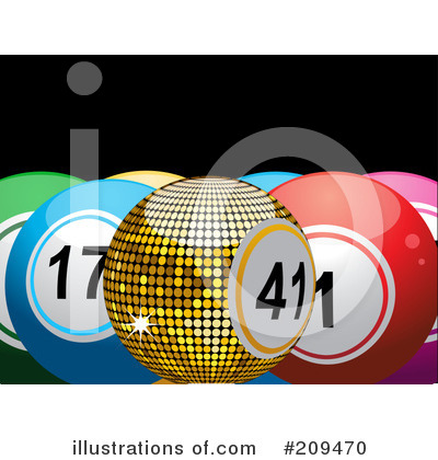 Bingo Balls Clipart #209470 by elaineitalia