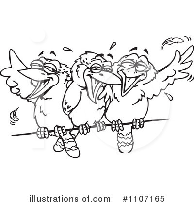 Birds Clipart #1107165 by Dennis Holmes Designs
