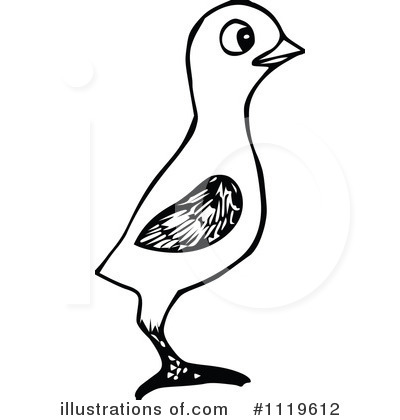 Royalty-Free (RF) Bird Clipart Illustration by Prawny Vintage - Stock Sample #1119612