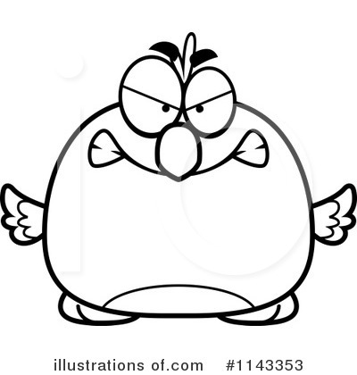 Royalty-Free (RF) Bird Clipart Illustration by Cory Thoman - Stock Sample #1143353